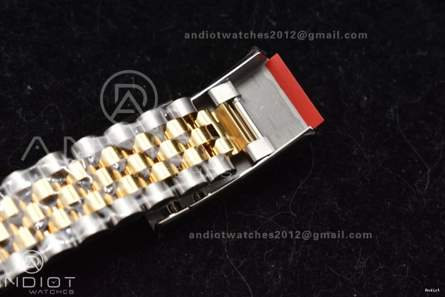 Bracelet DateJust Steel YG Dial on 1:1 YG 904L 126333 41 Stick SS VR3235 Jubilee Edition Clean Best 0307